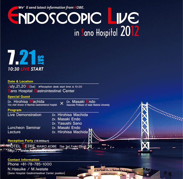 ENDOSCOPIC LIVE in Sano Hospital