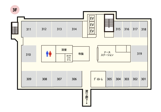 館内図3F